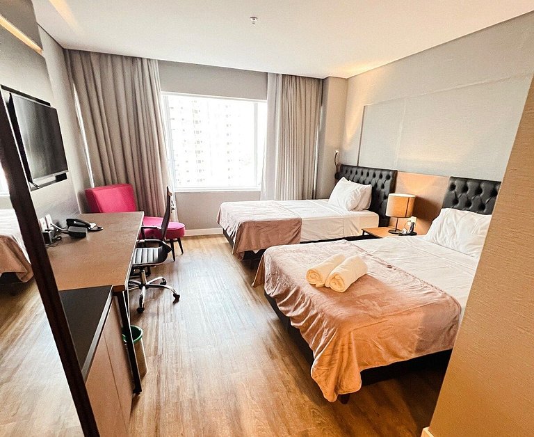 Quarto luxo no melhor do Marista