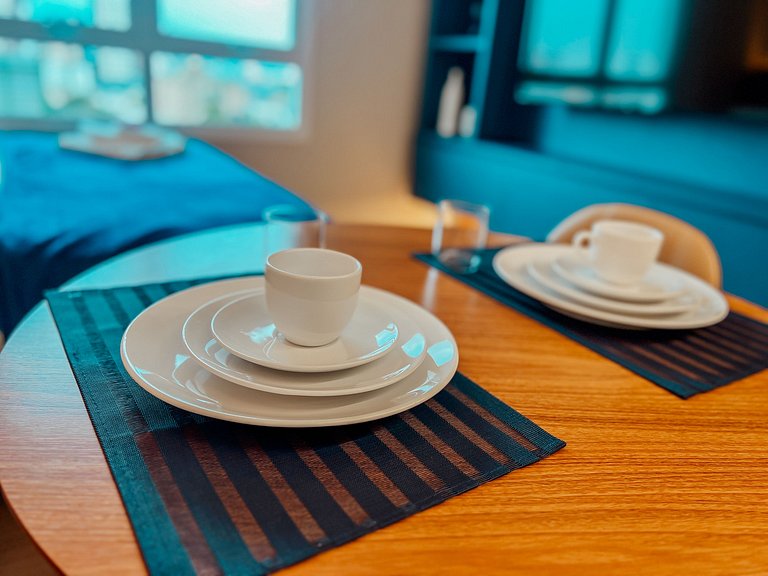 Flat Blend Marista, sofá-cama/wifi - próx. Órion