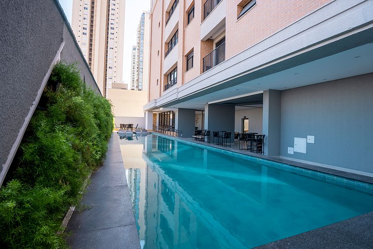 Studio Moderno |  Piscina + Academia | Setor Bueno