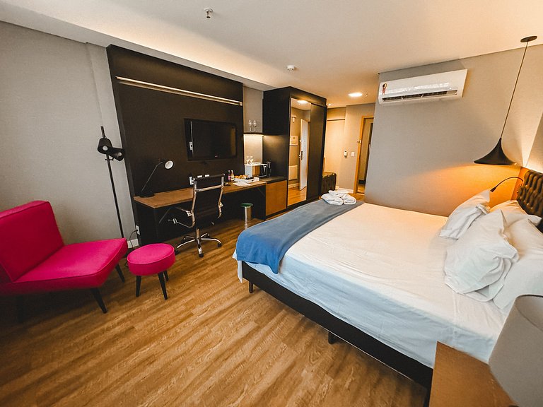 Quarto lindo de casal no Marista