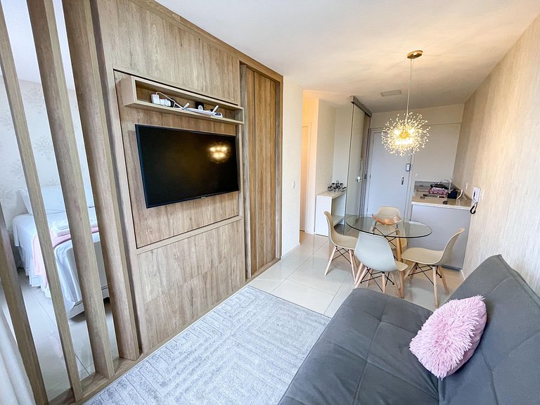 Flat Sofisticado | Rooftop c/ piscina | Flamboyant
