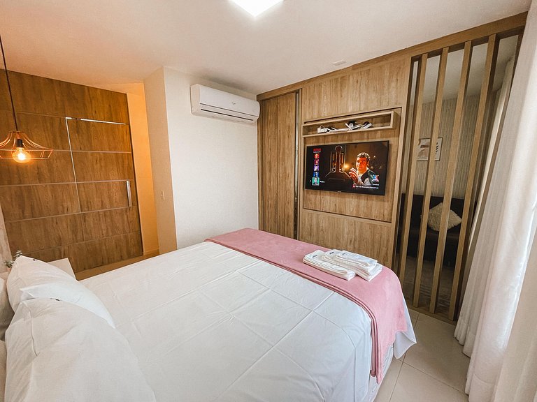 Flat Sofisticado | Rooftop c/ piscina | Flamboyant