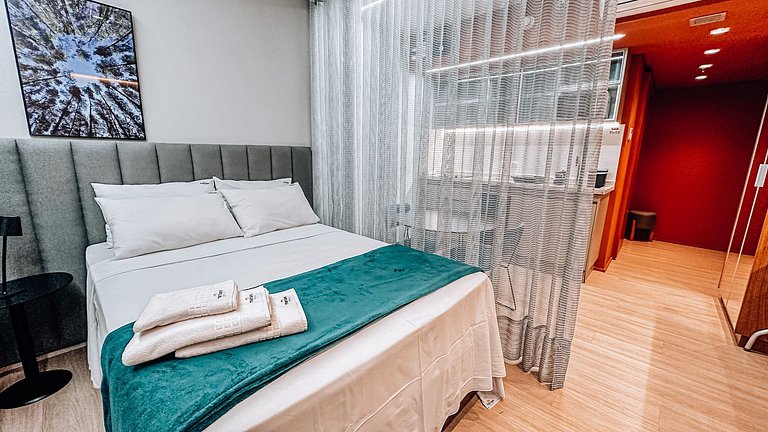 Flat 1Q, cama queen - Blend Marista