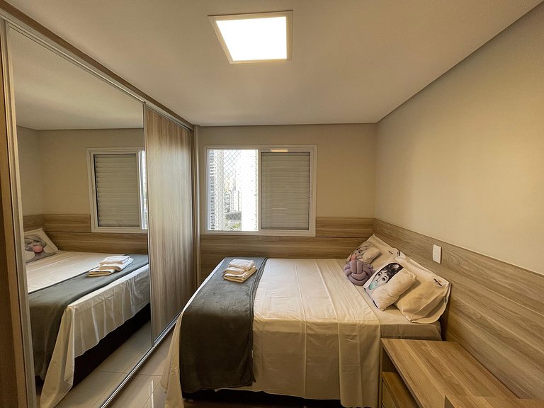 Loft moderno 2 suítes | Piscina + Academia | Bueno