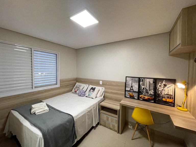Loft moderno 2 suítes | Piscina + Academia | Bueno