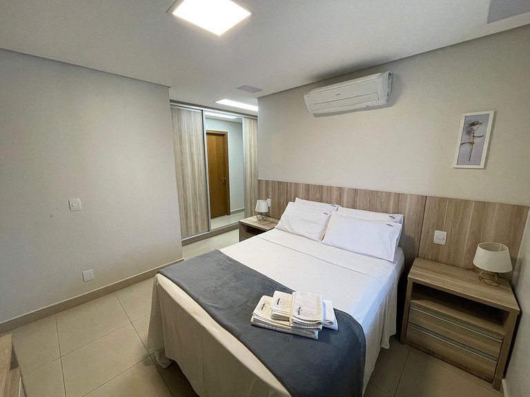 Loft moderno 2 suítes | Piscina + Academia | Bueno