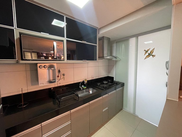 Loft moderno 2 suítes | Piscina + Academia | Bueno