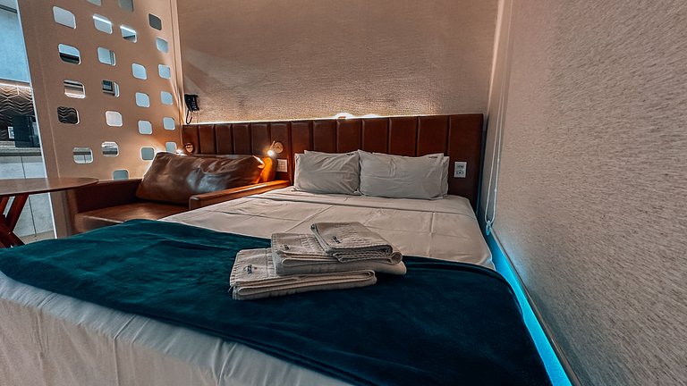 Flat Blend Marista, sofá-cama/wifi - próx. Órion