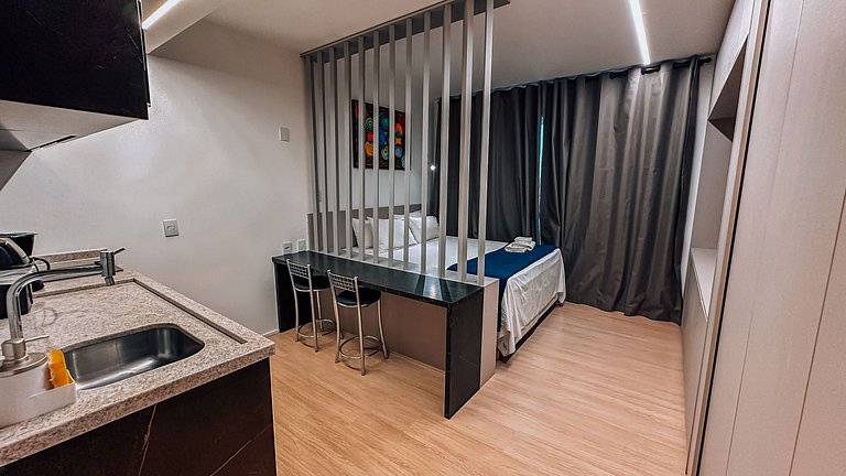 Flat, Marista, Cama Queen - próx Órion/IPOG/CBCO