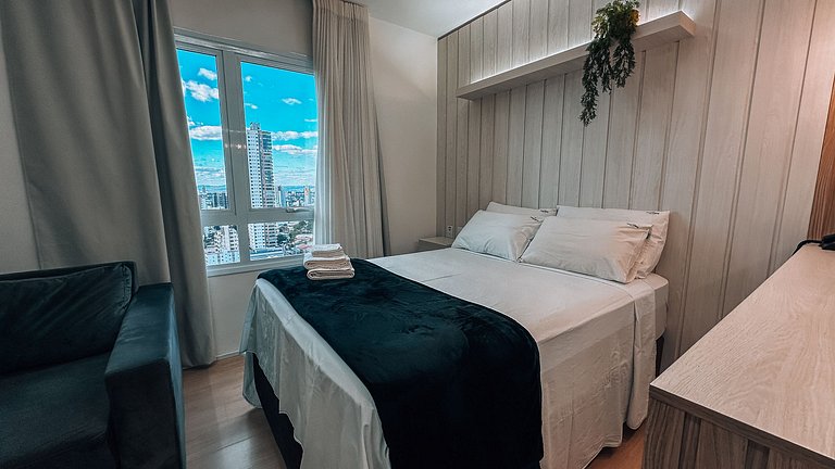 Flat Blend Marista, cama e sofá-cama - próx. Órion