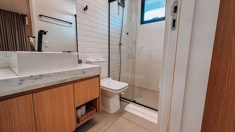 Studio Completo | Wi-Fi, Piscina e Academia