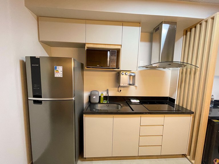 Apto 2Q Completo | Piscina | Garagem | Wi-Fi