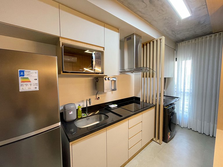 Apto 2Q Completo | Piscina | Garagem | Wi-Fi