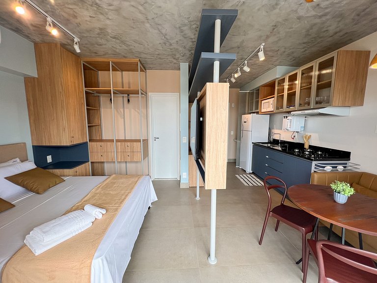 Studio Completo no Oeste | Lazer e Praticidade