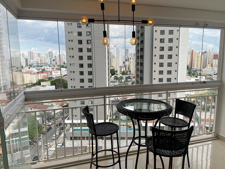 Apto 1Q | Vista Panorâmica | Piscina & Academia