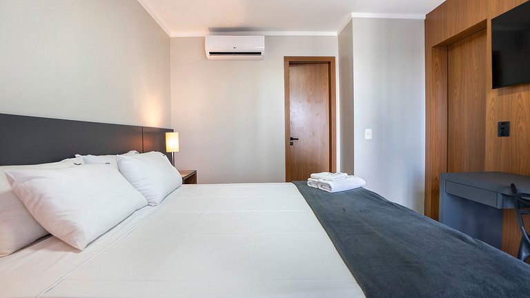 Piscina rooftop + Varanda Privativa | Apto 1Q