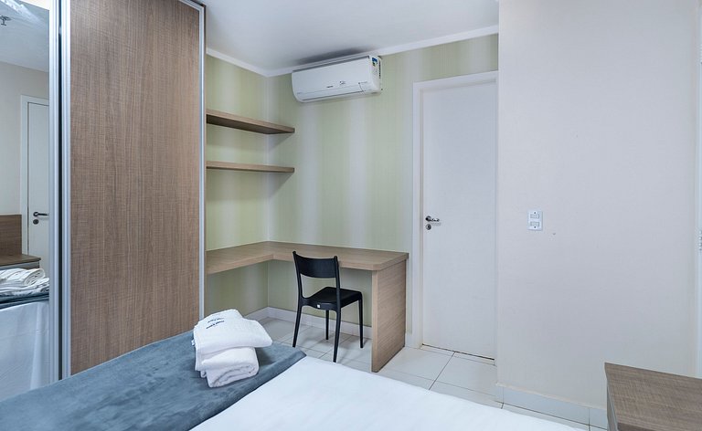 Flat confortável @Metropolitan - prox. Flamboyant