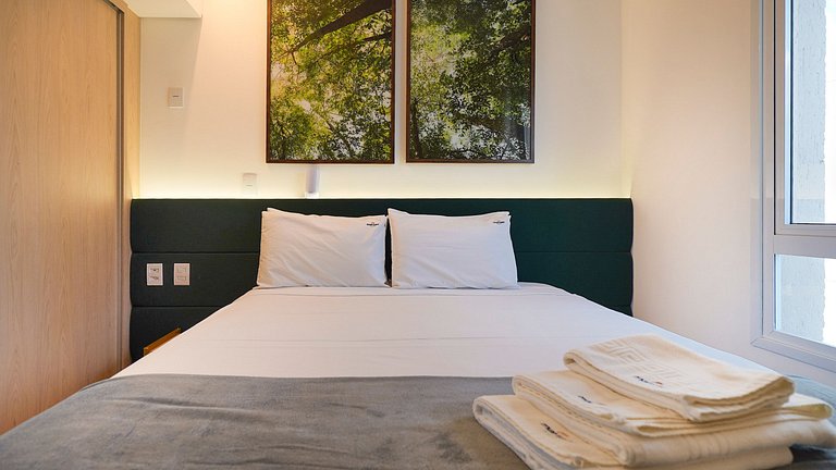 Flat 1Q, cama queen - Blend Marista