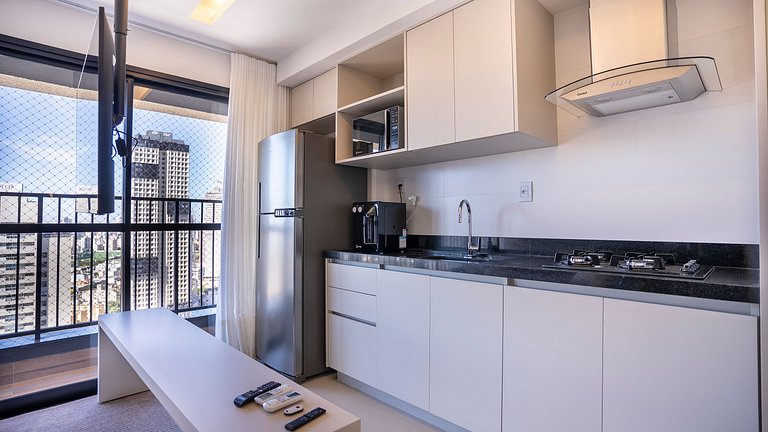 Apto Elegante | Vista Panorâmica | 2 Quartos
