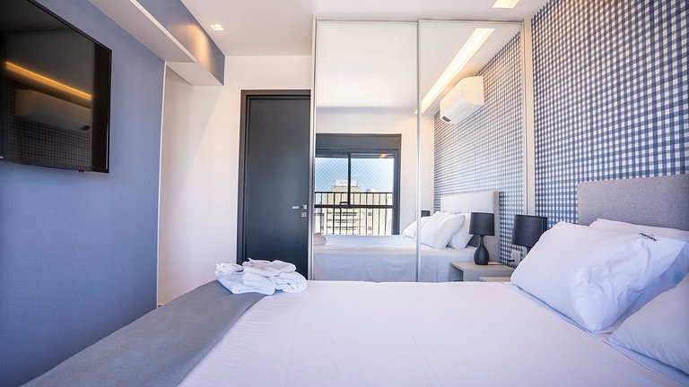 Apto Elegante | Vista Panorâmica | 2 Quartos