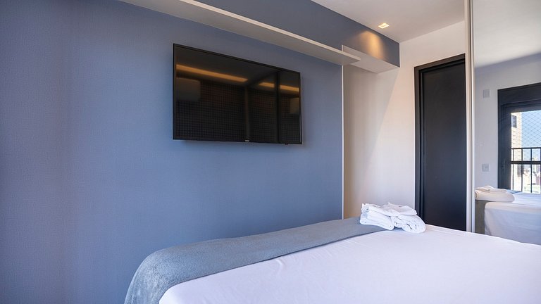 Apto Elegante | Vista Panorâmica | 2 Quartos
