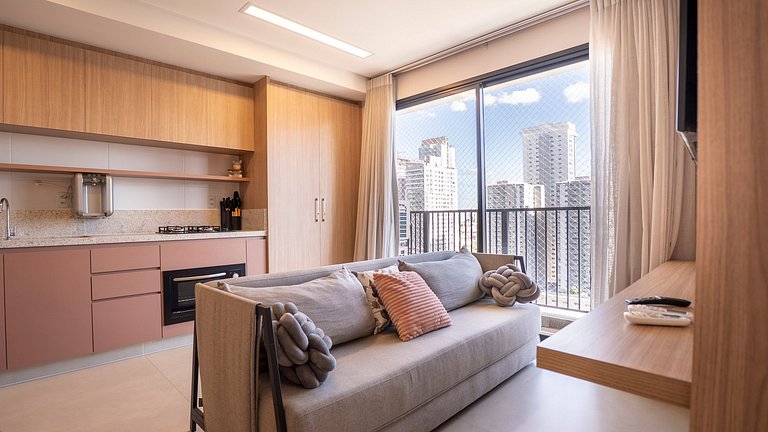 Flat novo e moderno, @Bueno - próx IPOG/CBCO