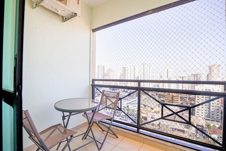 Flat 1Q c/ varando, @Bela Vista
