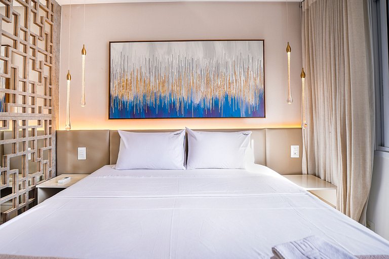 Flat moderno com varanda, Setor Marista