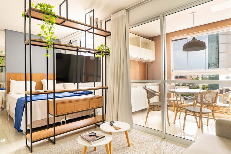 Flat Moderno e Aconchegante | Garagem + Wifi