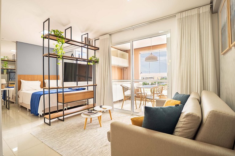 Flat Moderno e Aconchegante | Garagem + Wifi