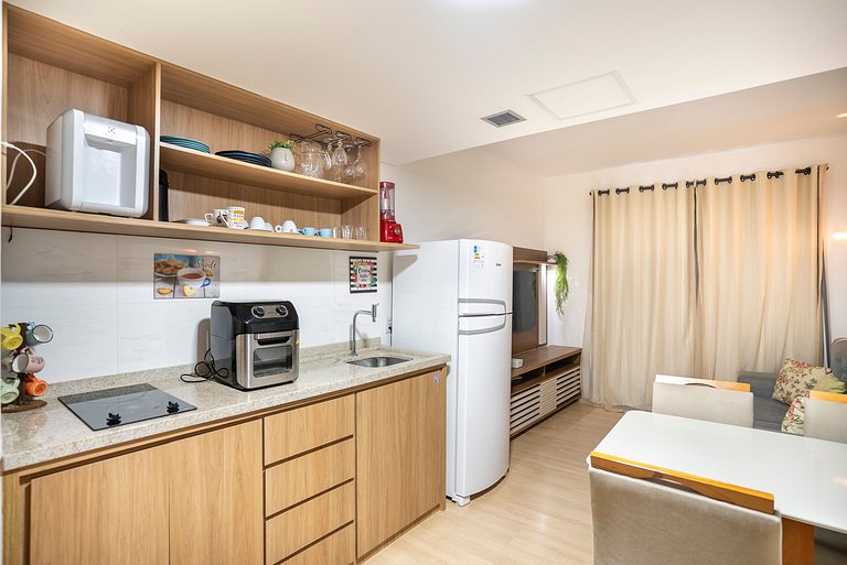 Apto 1Q, andar alto - Blend Marista