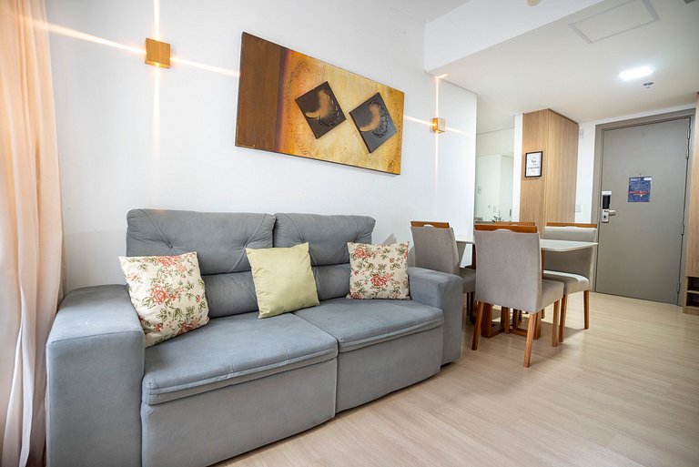 Apto 1Q, andar alto - Blend Marista