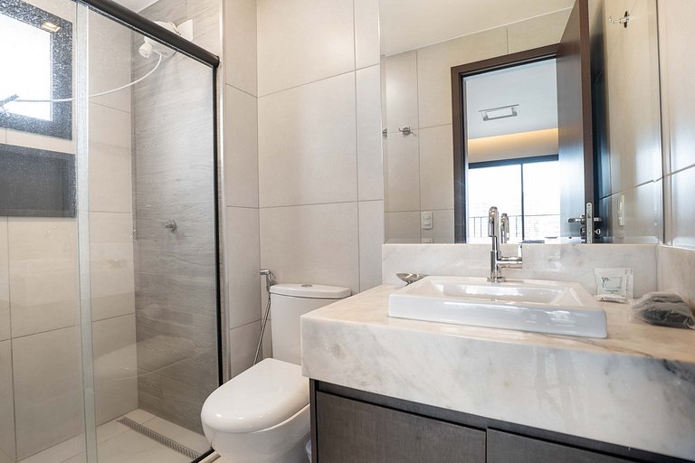Studio Premium | Vista + Piscina + Academia