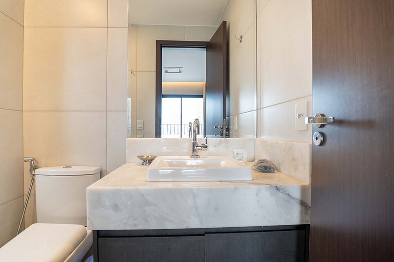 Studio Premium | Vista + Piscina + Academia