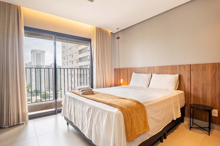 Studio Premium | Vista + Piscina + Academia