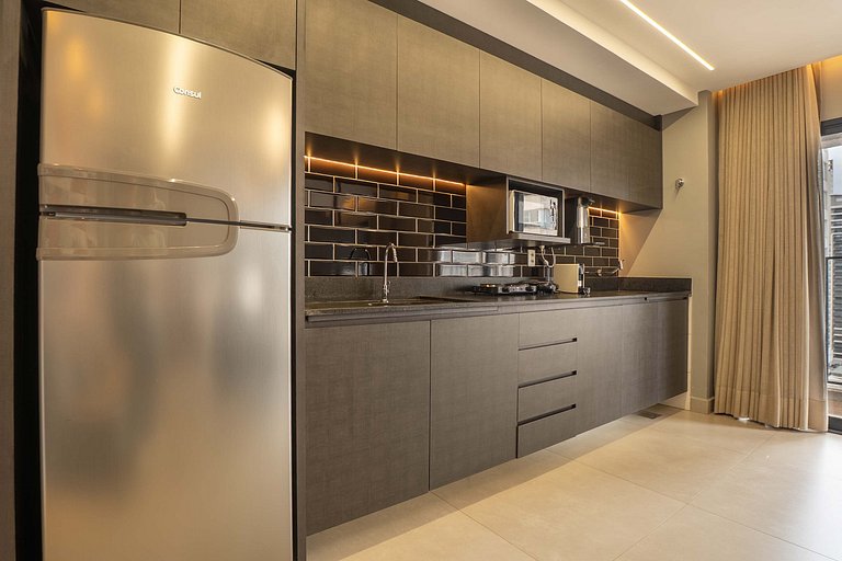 Studio Premium | Vista + Piscina + Academia