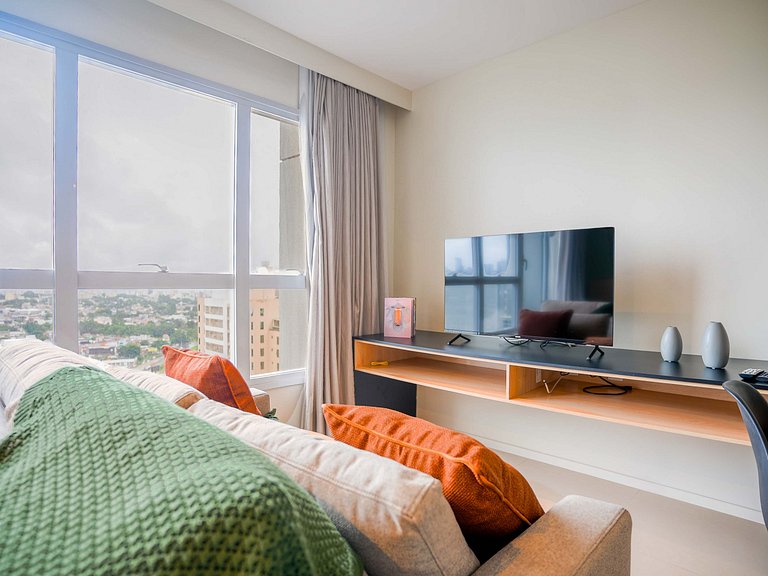 Studio Completo | Vista da Cidade | Piscina