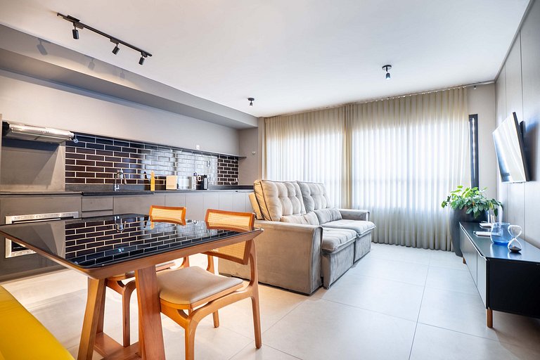 2Q c/ Suíte no Bueno | Garagem + Ar Condicionado