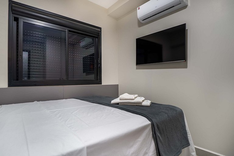 2Q c/ Suíte no Bueno | Garagem + Ar Condicionado