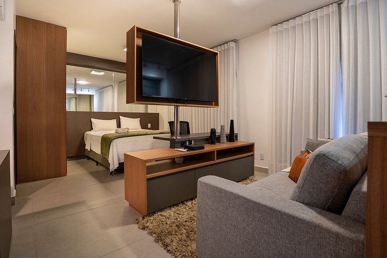 Flat confortável no Bueno - próx IPOG/CBCO