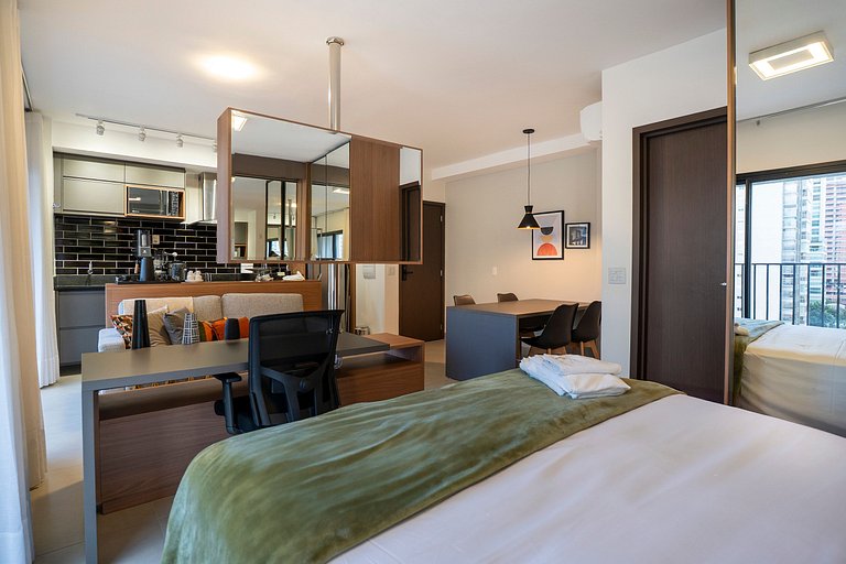 Flat confortável no Bueno - próx IPOG/CBCO