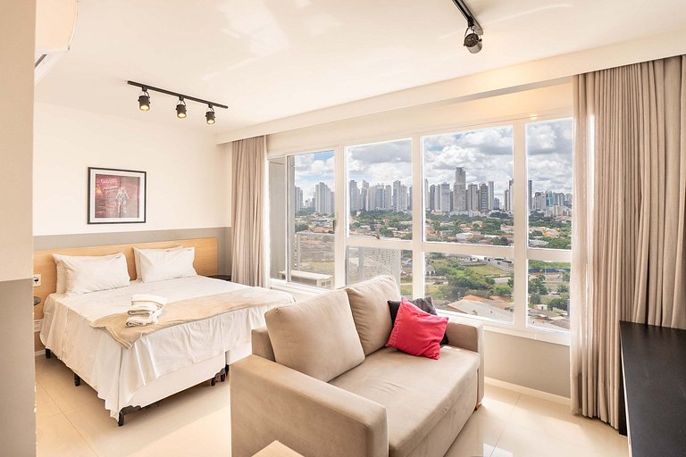 Flat Premium | Vista da Cidade | Rooftop