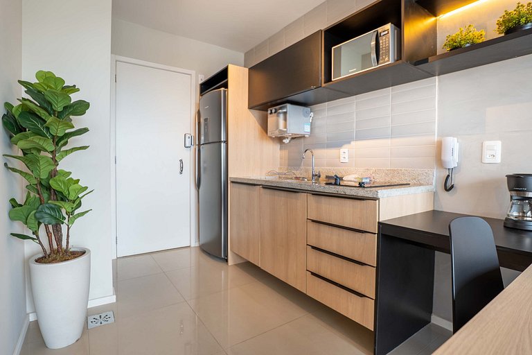 Flat Sofisticado | Vista Panorâmica  | Piscina