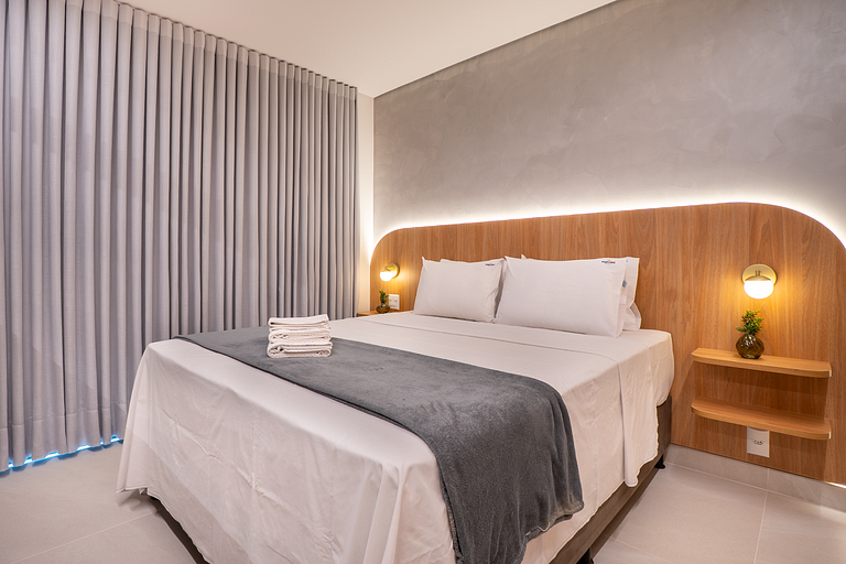 Flat Moderno | Vaga | Frente Shopping | Vaca Brava