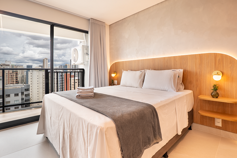 Flat Moderno | Vaga | Frente Shopping | Vaca Brava