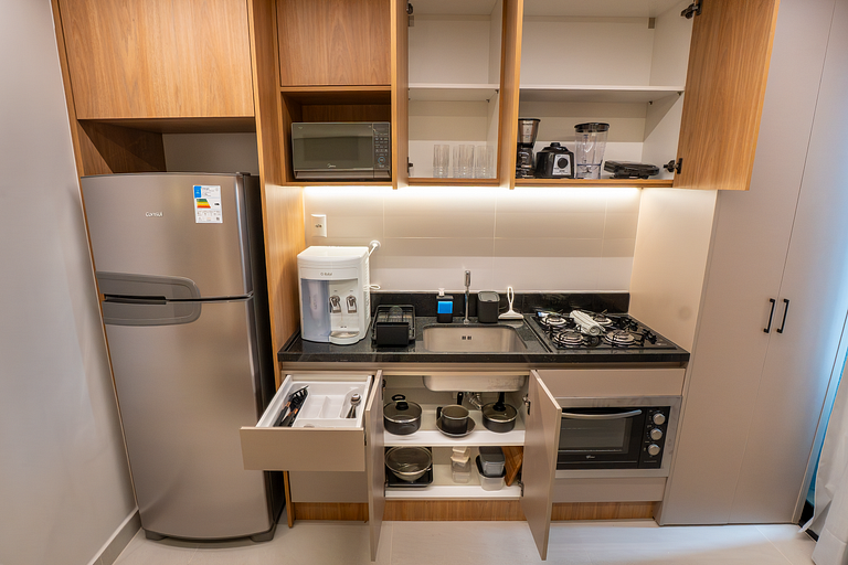 Flat Moderno | Vaga | Frente Shopping | Vaca Brava