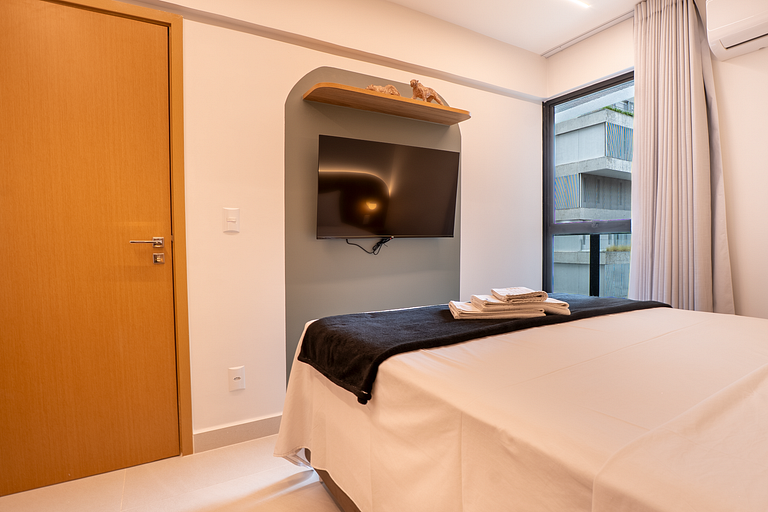 Flat Moderno | Vaga | Frente Shopping | Vaca Brava