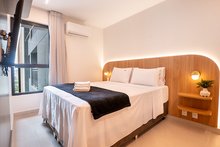 Flat Moderno | Vaga | Frente Shopping | Vaca Brava