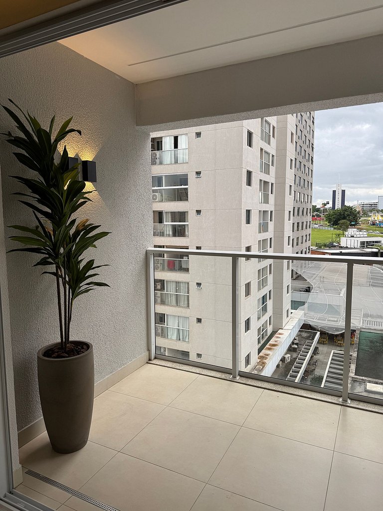 Flat Moderno | Piscina Rooftop | Prox Flamboyant