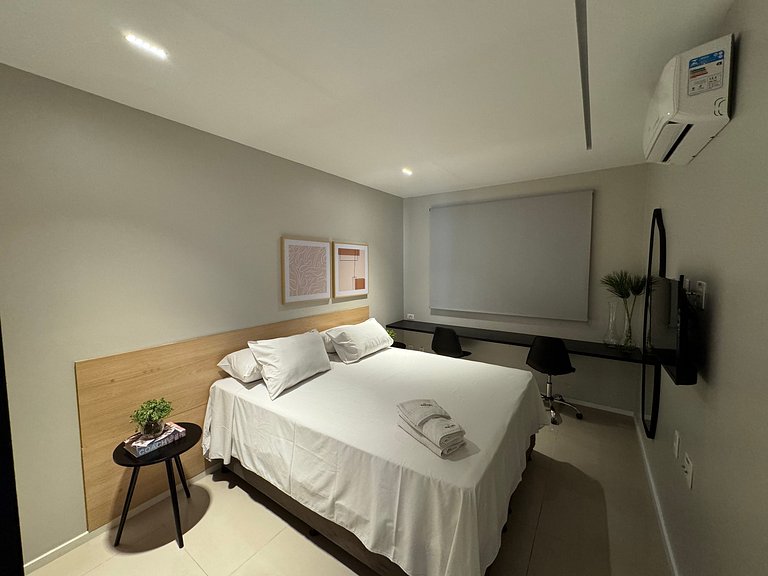 Flat Moderno | Piscina Rooftop | Prox Flamboyant